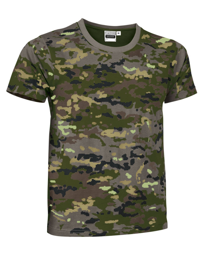 Camiseta SOLDIER pixelado gris