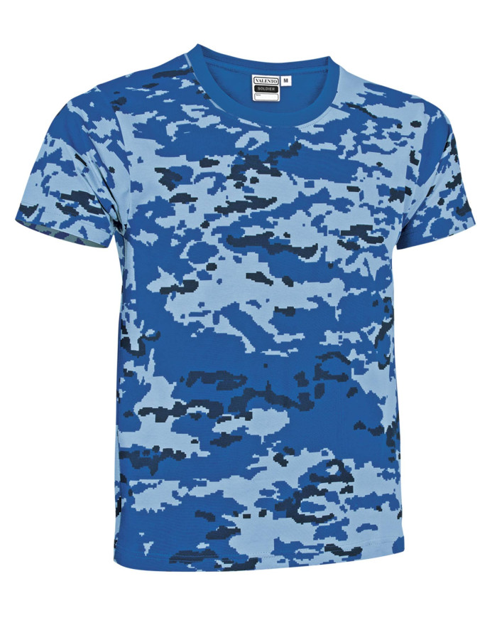 Camiseta SOLDIER pixelado gris