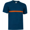 Camiseta SERVER azul marino orión-rojo loto