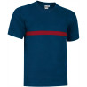 Camiseta SERVER azul marino orión-rojo loto