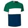 Camiseta VARSITY rojo loto-blanco-azul royal