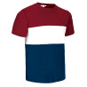 Camiseta VARSITY rojo loto-blanco-azul royal
