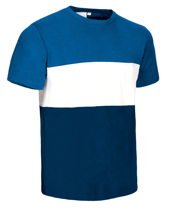 Camiseta VARSITY rojo loto-blanco-azul royal