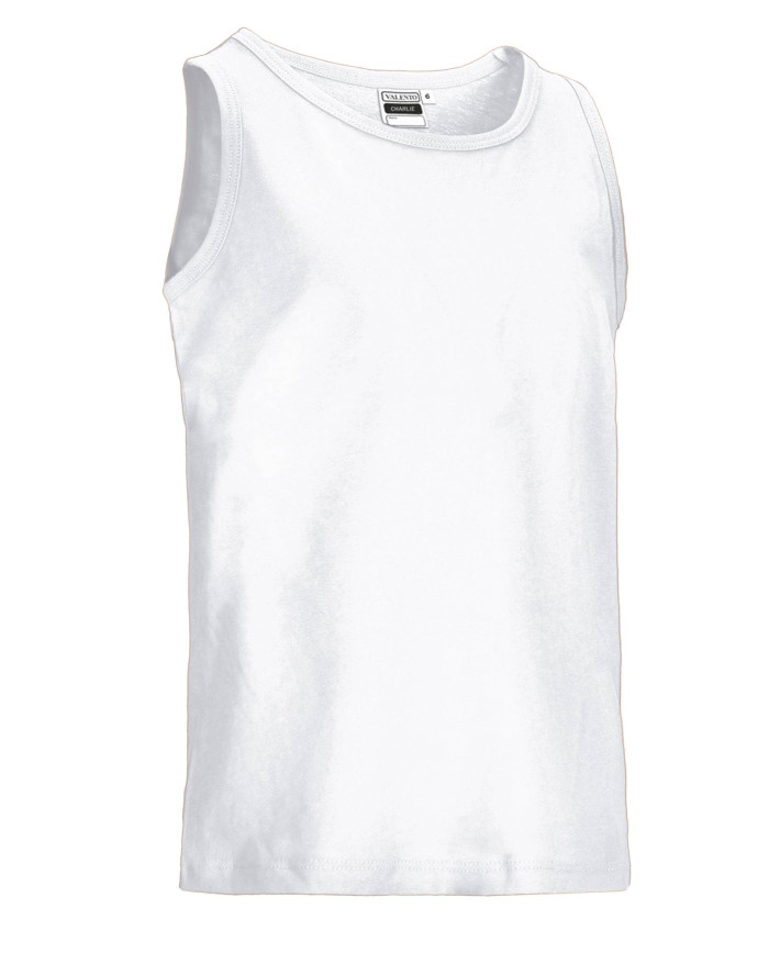Camiseta infantil sin mangas CHARLIE negro