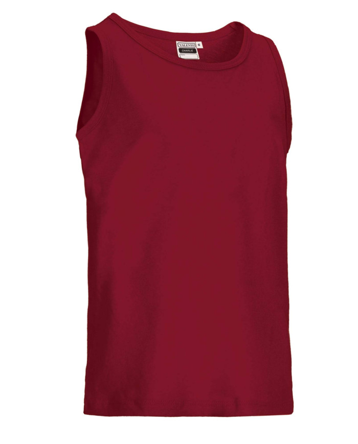 Camiseta infantil sin mangas CHARLIE negro