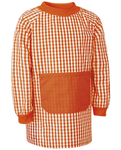 Bata infantil GARDEN blanco-azul celeste