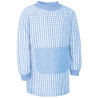 Bata infantil GARDEN blanco-azul celeste