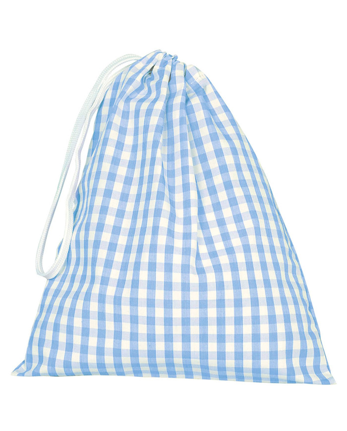 Bolsa SNACK blanco-azul celeste