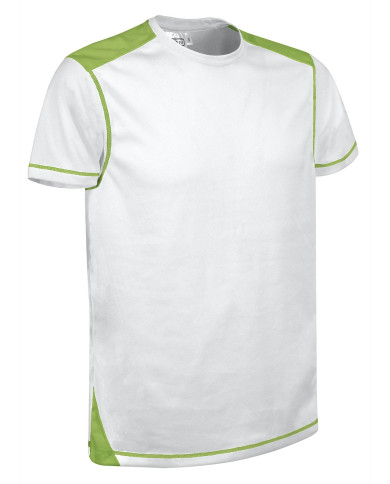 Camiseta técnica BRICKPLUS blanco-negro