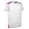 Camiseta técnica BRICKPLUS blanco-negro