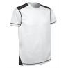Camiseta técnica BRICKPLUS blanco-negro