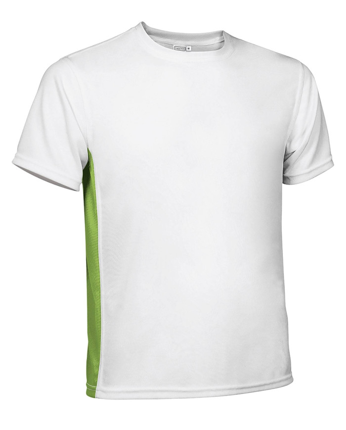 Camiseta técnica LEOPARD blanco-negro