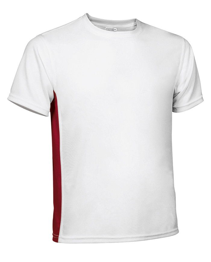 Camiseta técnica LEOPARD blanco-negro