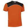 Camiseta técnica MAURICE gris carbón-blanco-negro