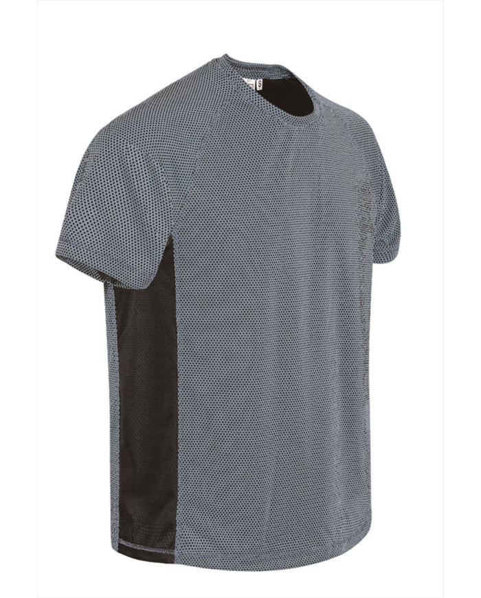 Camiseta técnica MARATHONER gris humo-negro