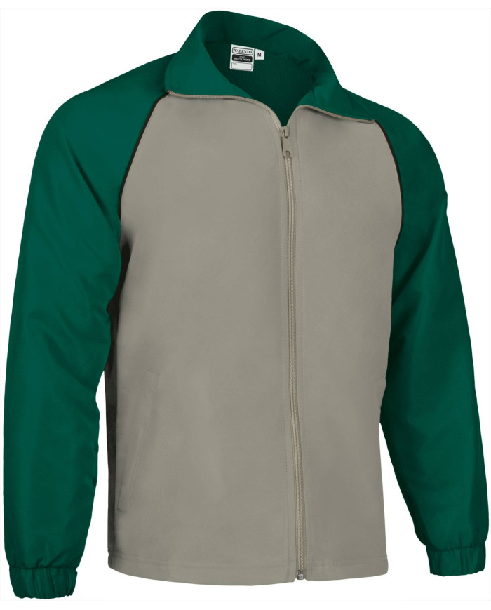 Chaqueta deportiva MATCHPOINT granate caoba-gris humo-negro