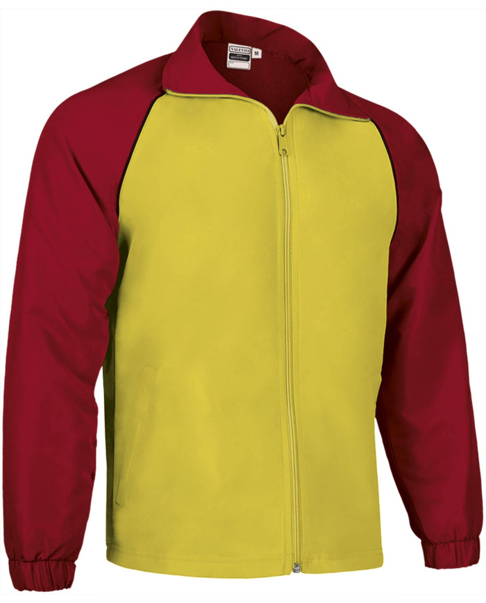 Chaqueta deportiva MATCHPOINT granate caoba-gris humo-negro