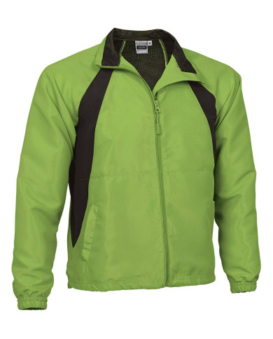 Cortavientos BOSTON negro-amarillo flúor