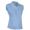 Polo sin mangas mujer VEGA azul celeste