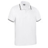 Polo M/C SAGANO blanco-negro