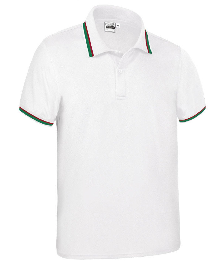 Polo M/C MAASTRICHT negro-bandera españa