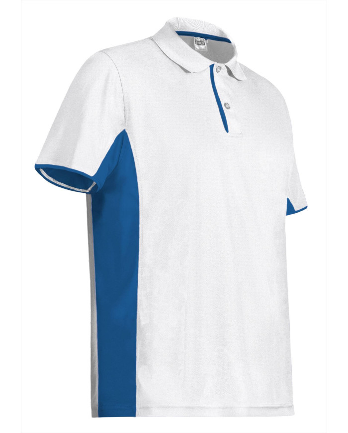 Polo M/C STRATEGY negro-blanco