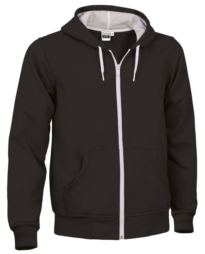Sudadera MAMUT negro-blanco