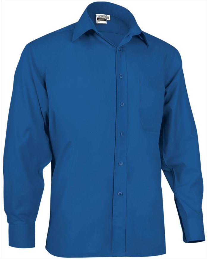 Camisa M/L OPORTO azul royal