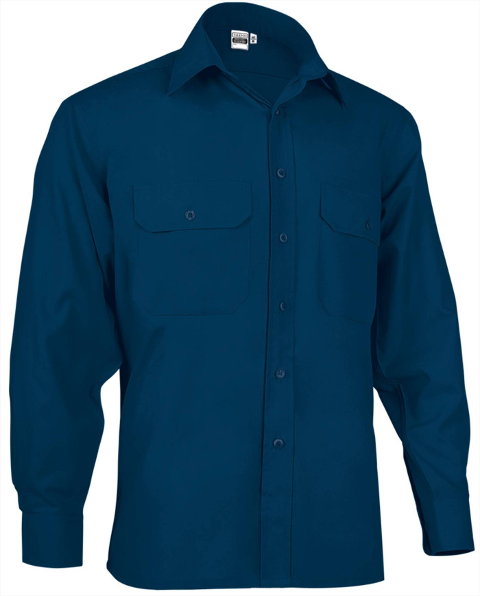 Camisa M/L ACADEMY azul marino orión
