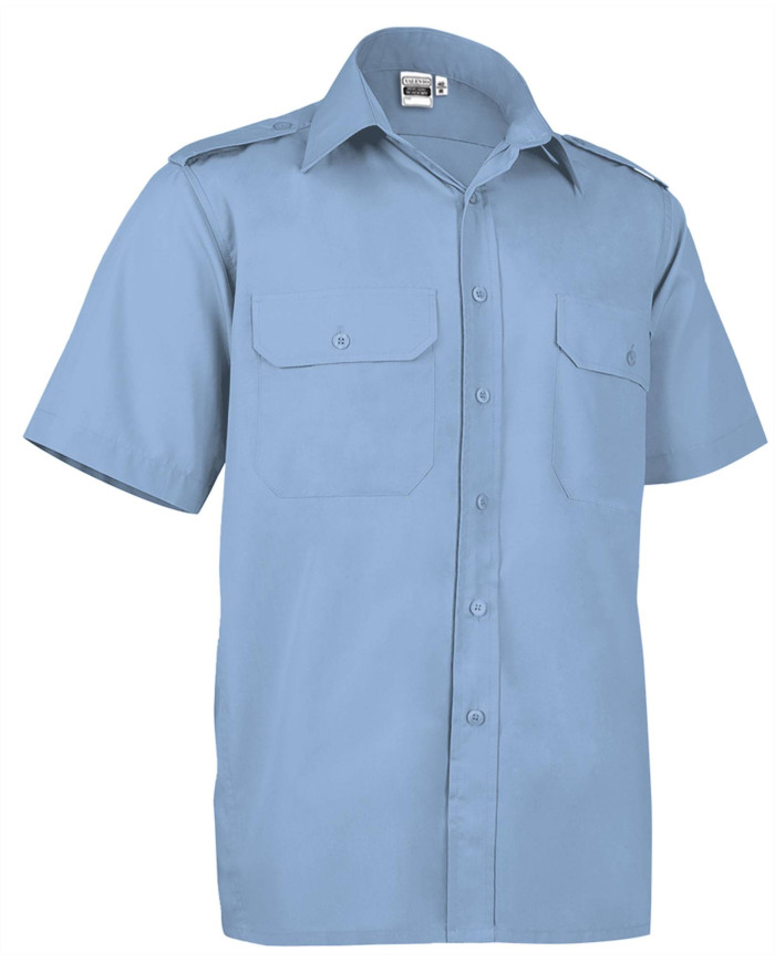 Camisa M/C VIGILANT azul celeste