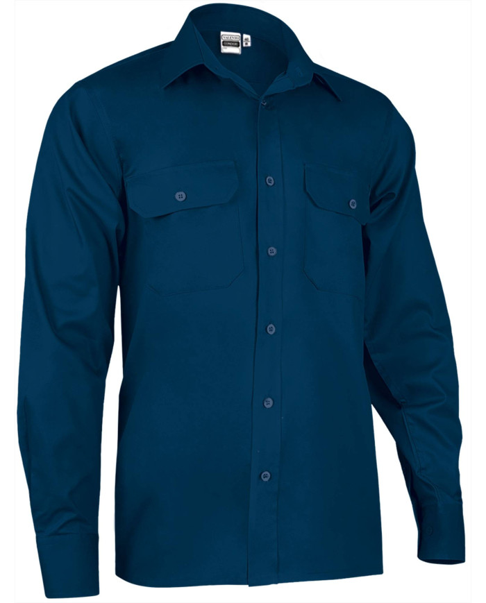 Camisa M/L CONDOR gris cemento