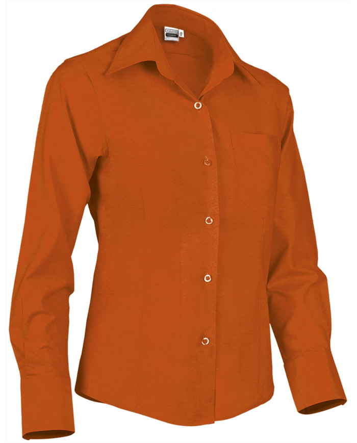 Camisa M/L Mujer CEREMONY azul celeste