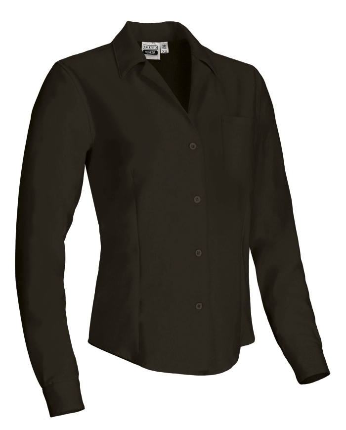 Camisa M/L Mujer VENEZIA negro