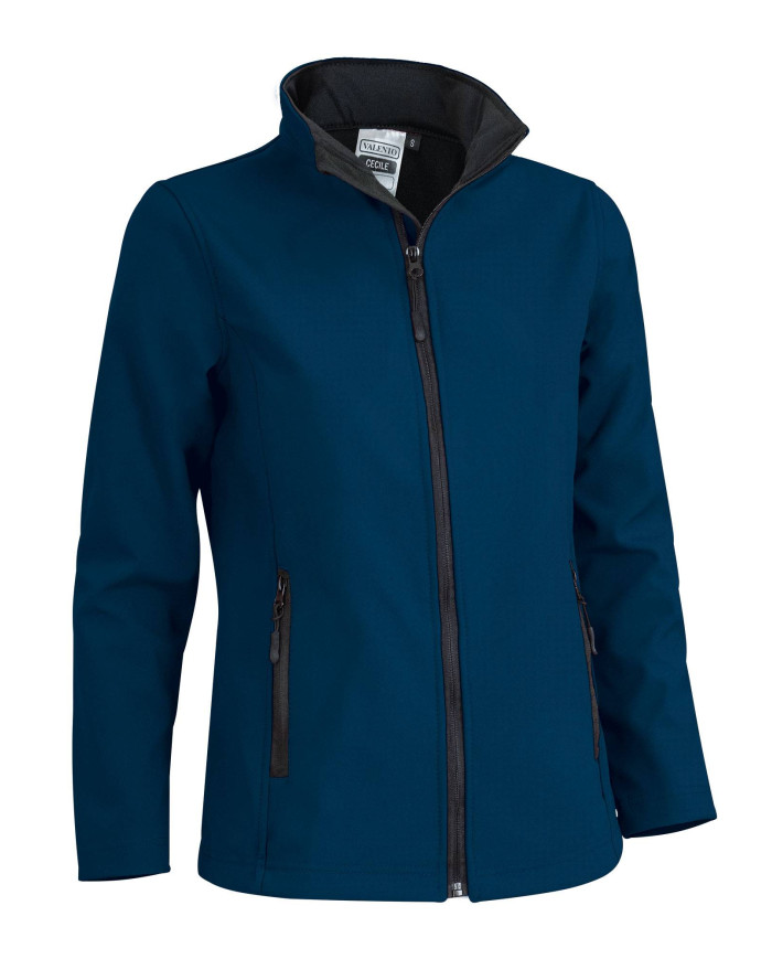Chaqueta softshell mujer CECILE negro