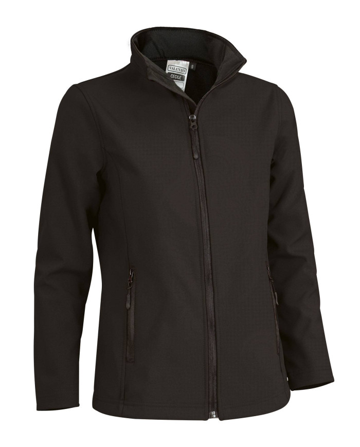 Chaqueta softshell mujer CECILE negro