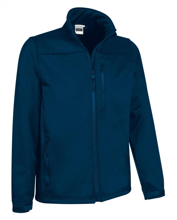 Chaqueta softshell GRIZZLY negro