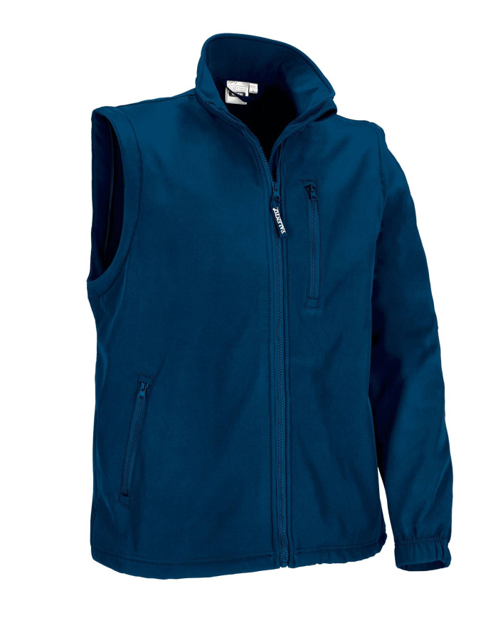 Chaqueta softshell mangas desmontables HALIFAX negro