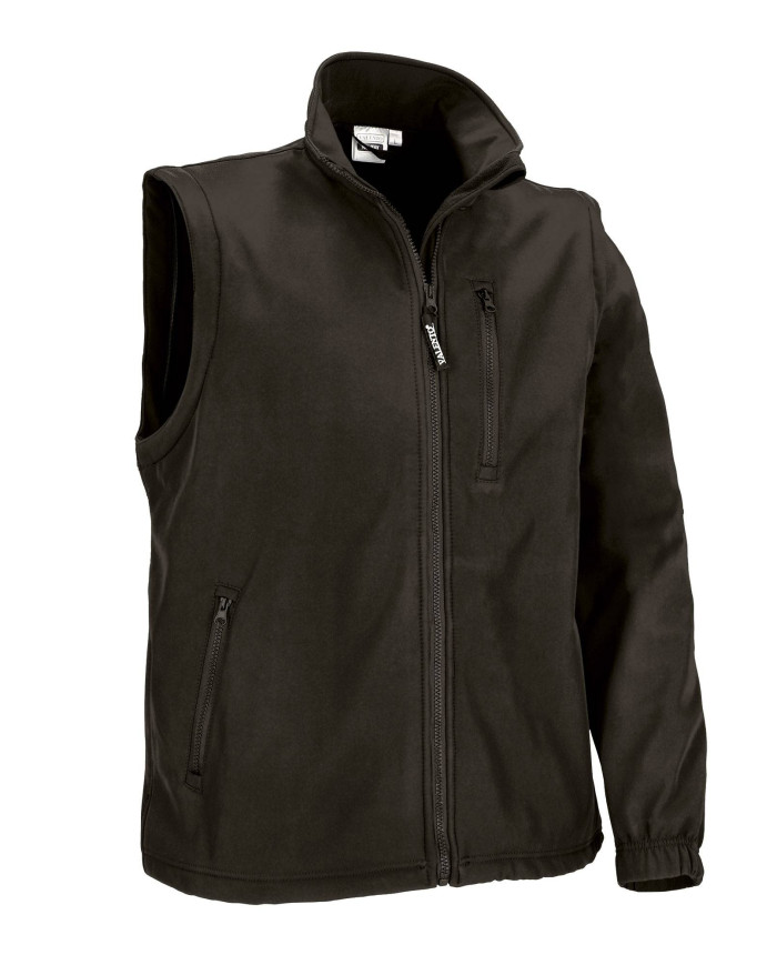 Chaqueta softshell mangas desmontables HALIFAX negro