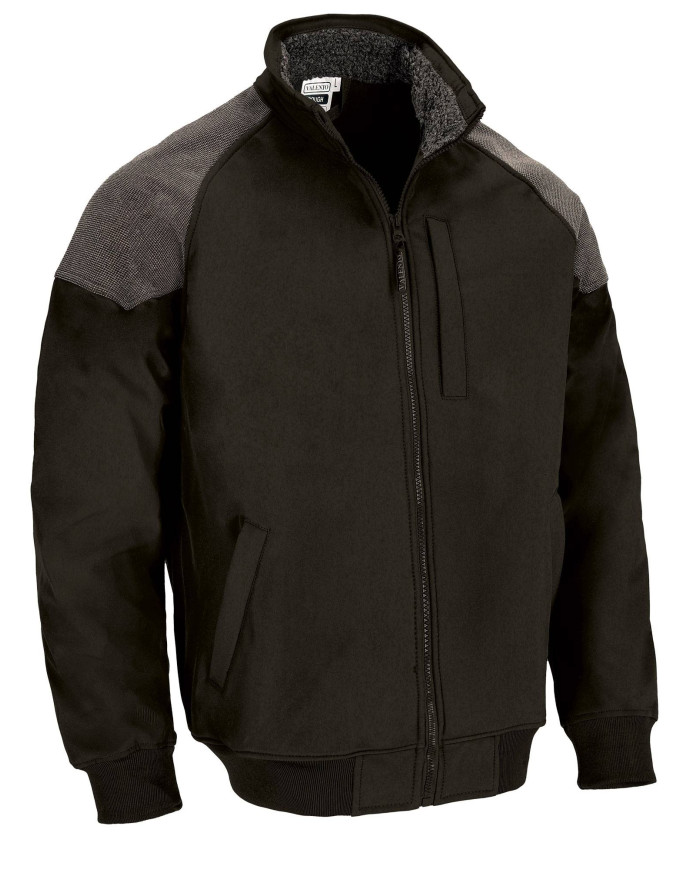 Chaqueta softshell ROUGH negro