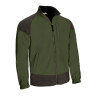 Chaqueta softshell CALEDONIA marron nogal-negro