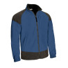 Chaqueta softshell CALEDONIA marron nogal-negro