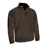 Chaqueta softshell CALEDONIA marron nogal-negro