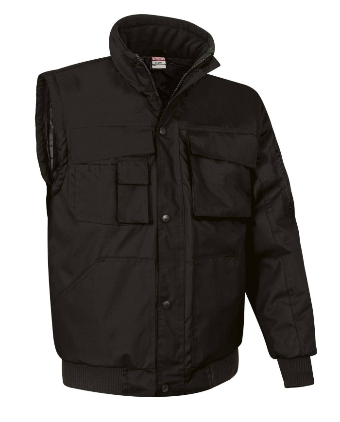 Chaqueta desmontable SCOOT negro-negro
