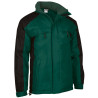 Parka ARKANSAS gris carbón-negro