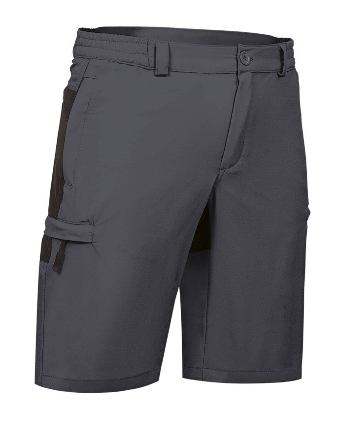 Bermuda trekking QUEBEC gris carbón-negro