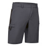 Bermuda trekking QUEBEC gris carbón-negro