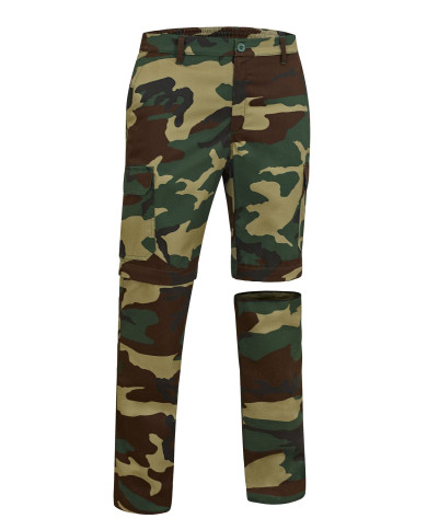 Pantalón desmontable WOODMAN selvático boscoso