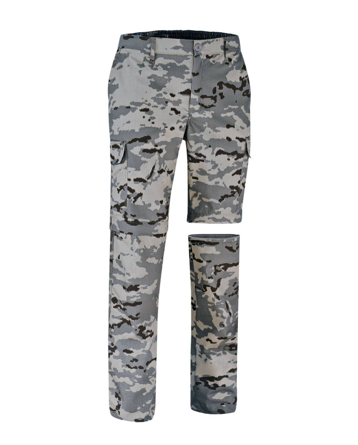 Pantalón desmontable BIRDMAN pixelado gris