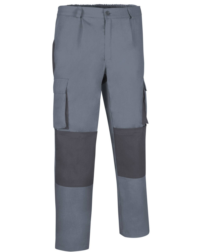 Pantalón DARKO gris cemento-gris carbón-naranja fiesta