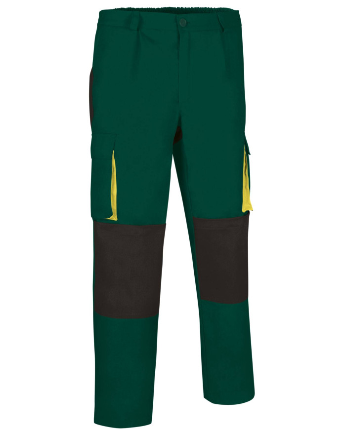 Pantalón DARKO gris cemento-gris carbón-naranja fiesta